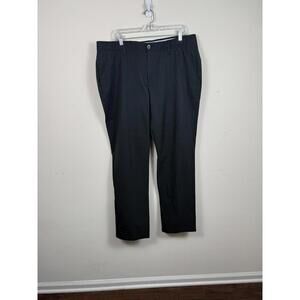 NWT Under Armour Vented Pants Gray Golf Straight Leg Loose Mens 40x34